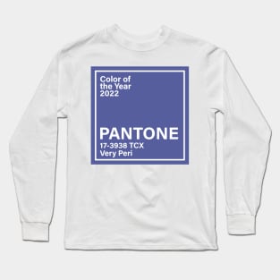 pantone 17-3938 TCX Very Peri, year 2022 Long Sleeve T-Shirt